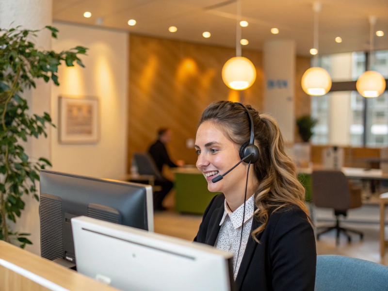 Customer support office