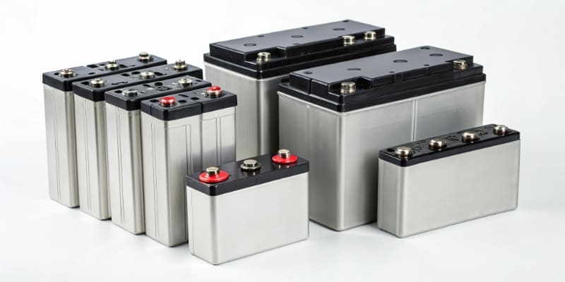 Large battery storage rack system