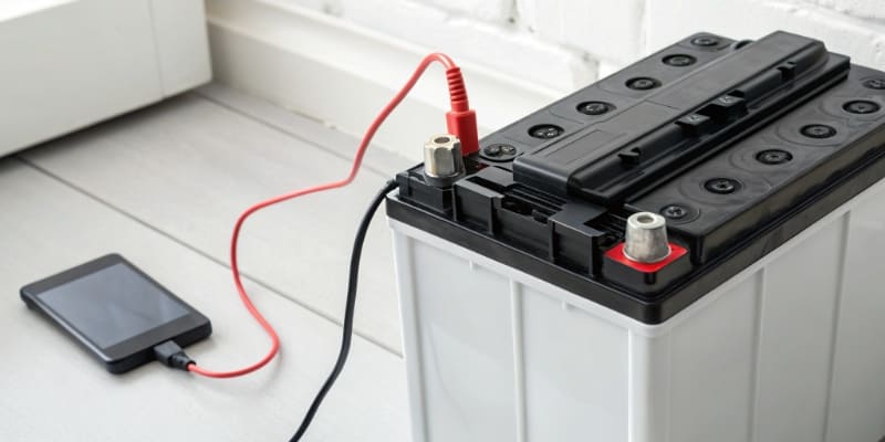 Increase in battery life with 80 percent charge A graph showing an upward trend in battery life cycles with the 80% charging method