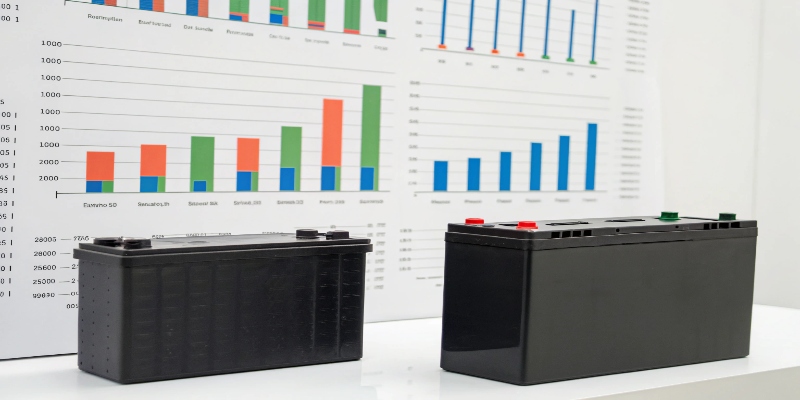 LFP vs NMC battery cost comparison chart
