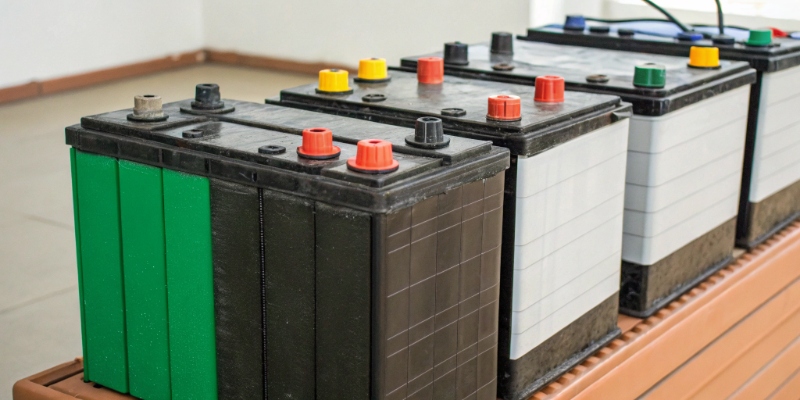 A diagram showing battery degradation at different charge levels
