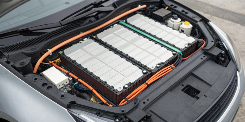 An infographic showing how a smart BMS protects a battery during fast charging.