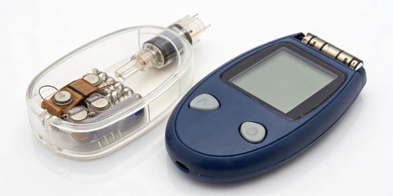 Impact of Battery Type on Medical Devices Different types of batteries: alkaline, lithium coin cell, and a custom lithium-ion pack