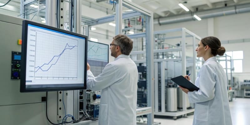A graph showing the inverse relationship between Depth of Discharge and battery cycle life