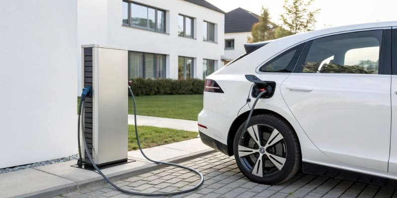 EV Battery Replacement Cost A mechanic working on an electric car battery pack