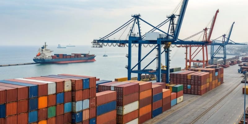 LFP Battery Supply Chain Risks An image showing a map of the world with supply chain lines heavily focused on China