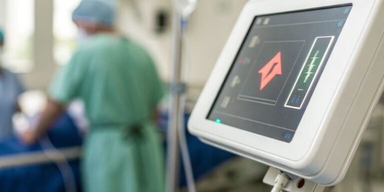 Medical monitor, battery backup for hospitals