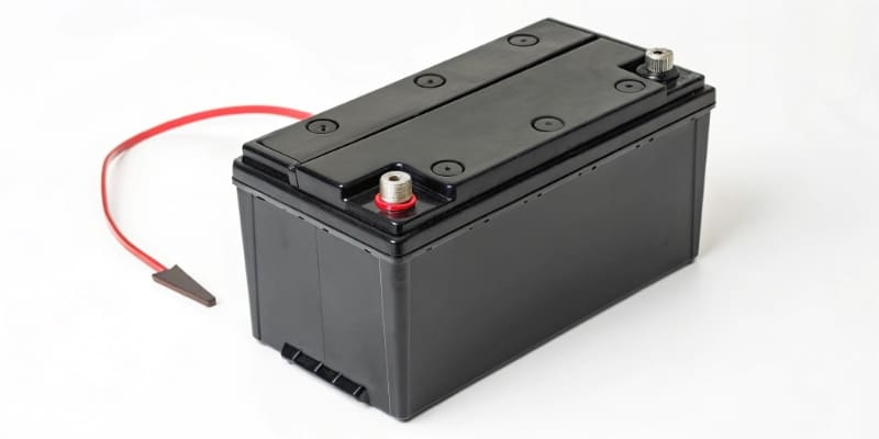 Compromises for High-Performance Batteries Icons representing price, lifespan, and safety with arrows pointing down