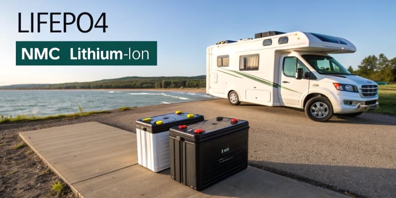 Lithium-ion vs LiFePO4 for RV An infographic clarifying the family of lithium-ion batteries