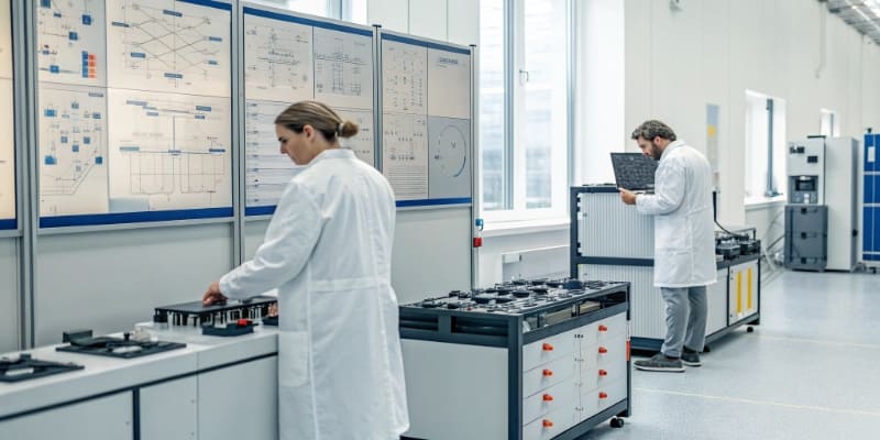 An image showing a durable power tool powered by an NMC 532 battery