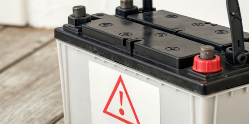 Internal Components of a Lithium-Ion Battery Wearing Out A cross-section diagram of a lithium-ion cell showing degradation points