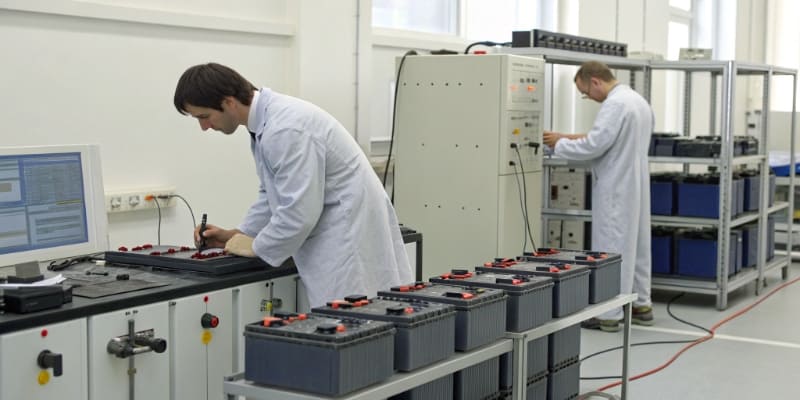 Graph showing battery capacity fade over cycles with different charging habits