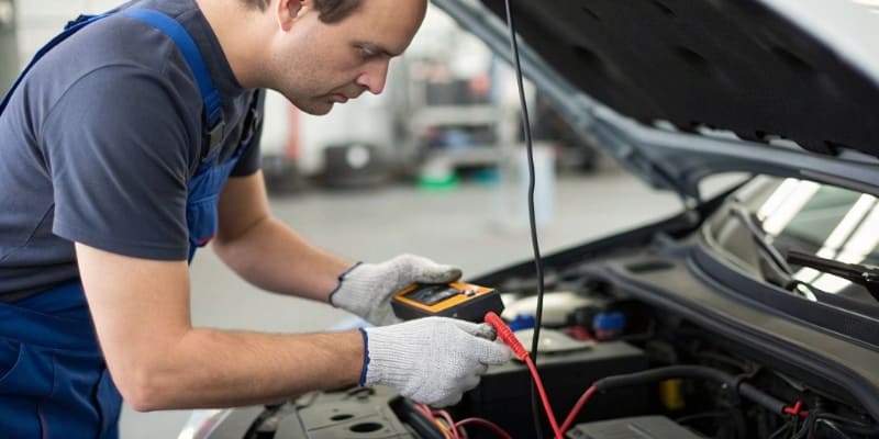 An infographic showing a battery's capacity degrading over 500 charge cycles