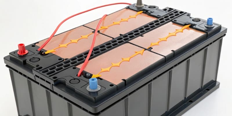 A diagram showing the process of thermal runaway in a battery cell