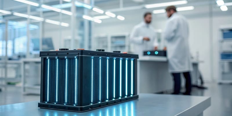 Battery Capacity vs. Discharge Rate Trade-offs A battery with capacity and discharge rate icons on opposite ends of a scale