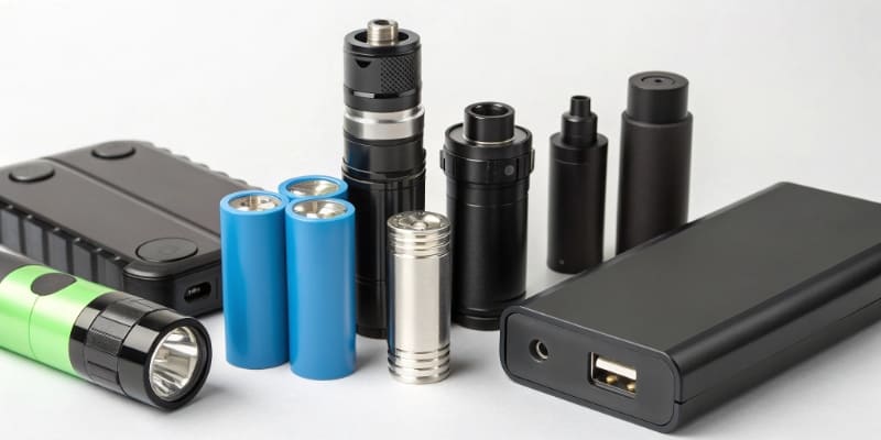 Disadvantages of 21700 Batteries A graphic showing a 21700 battery unable to fit into a device designed for an 18650