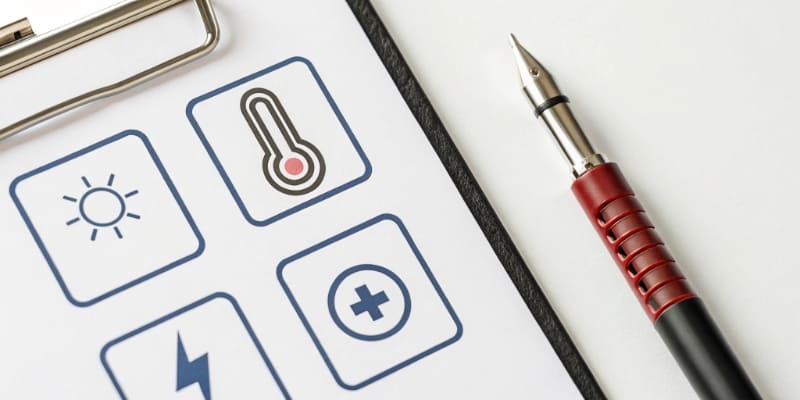 Battery and ideal charge temperature graph
