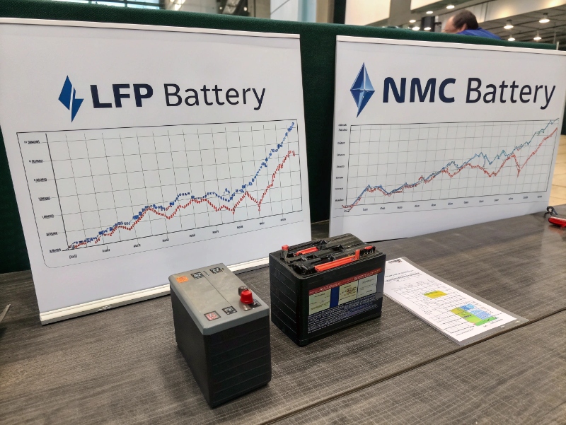 LFP NMC battery lifespan comparison
