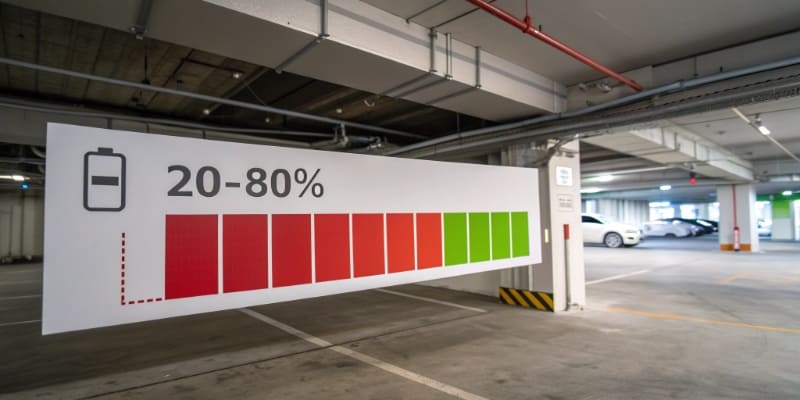 Battery charge indicator showing 75% charge