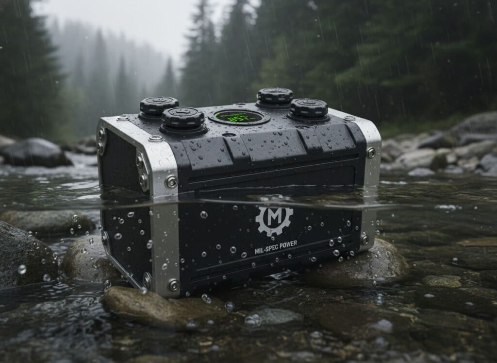 Outdoor waterproof rugged lithium battery