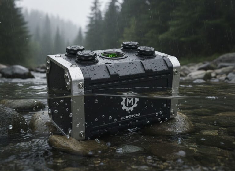 Outdoor waterproof rugged lithium battery