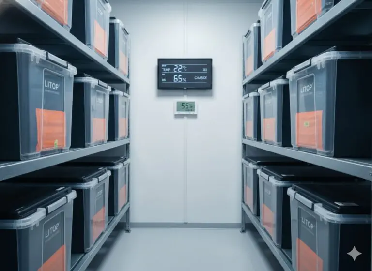 Lithium battery warehouse temperature humidity monitoring
