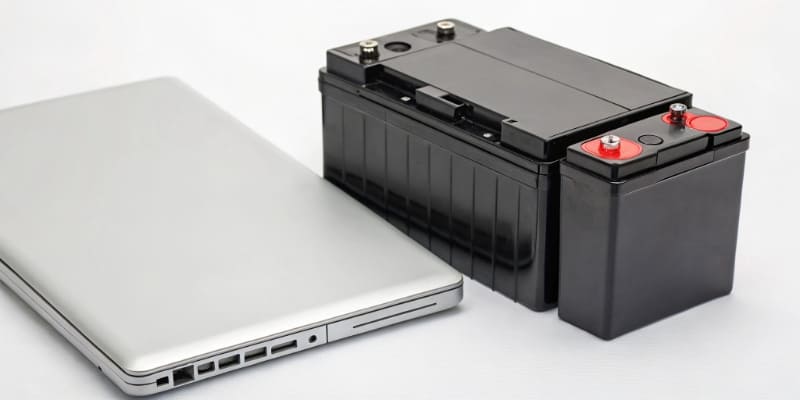 A power tool, a drone, and an electric car side-by-side