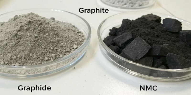 Battery raw material graphite NMC