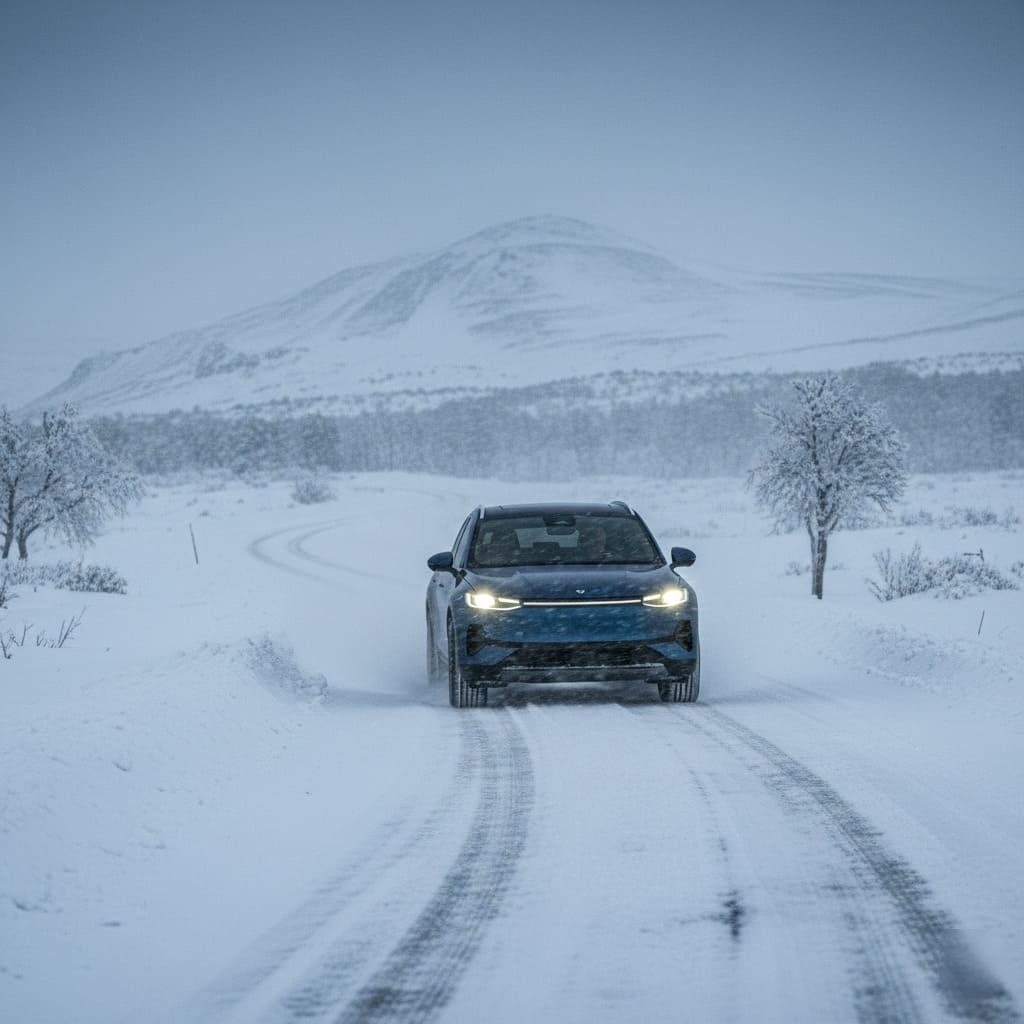 A diagram showing sodium-ion battery working in cold temperature