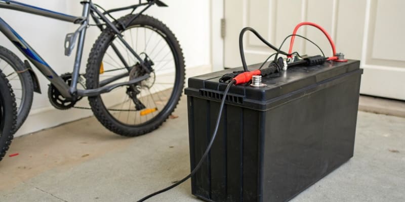 Diagram showing Voltage, Amp-hours, and Watt-hours of a battery