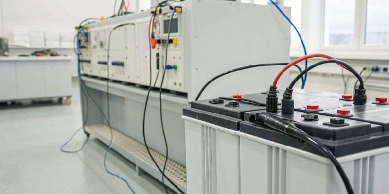 A comparison of two discharge graphs: one for a healthy battery and one for a faulty battery