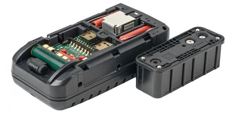 Different power tool battery connectors side-by-side