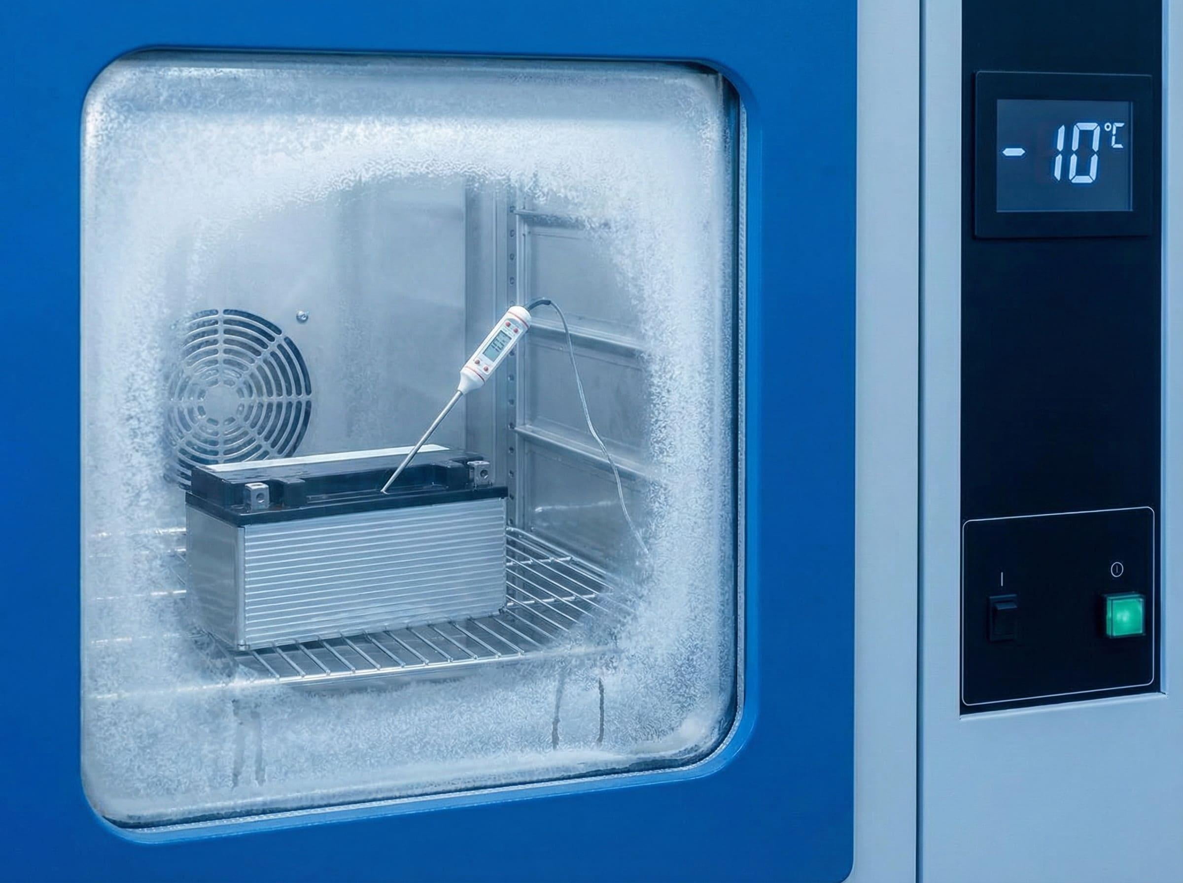 E-bike in a snowy winter environment