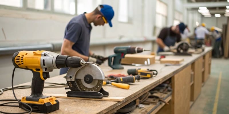 Workshop cordless tool applications