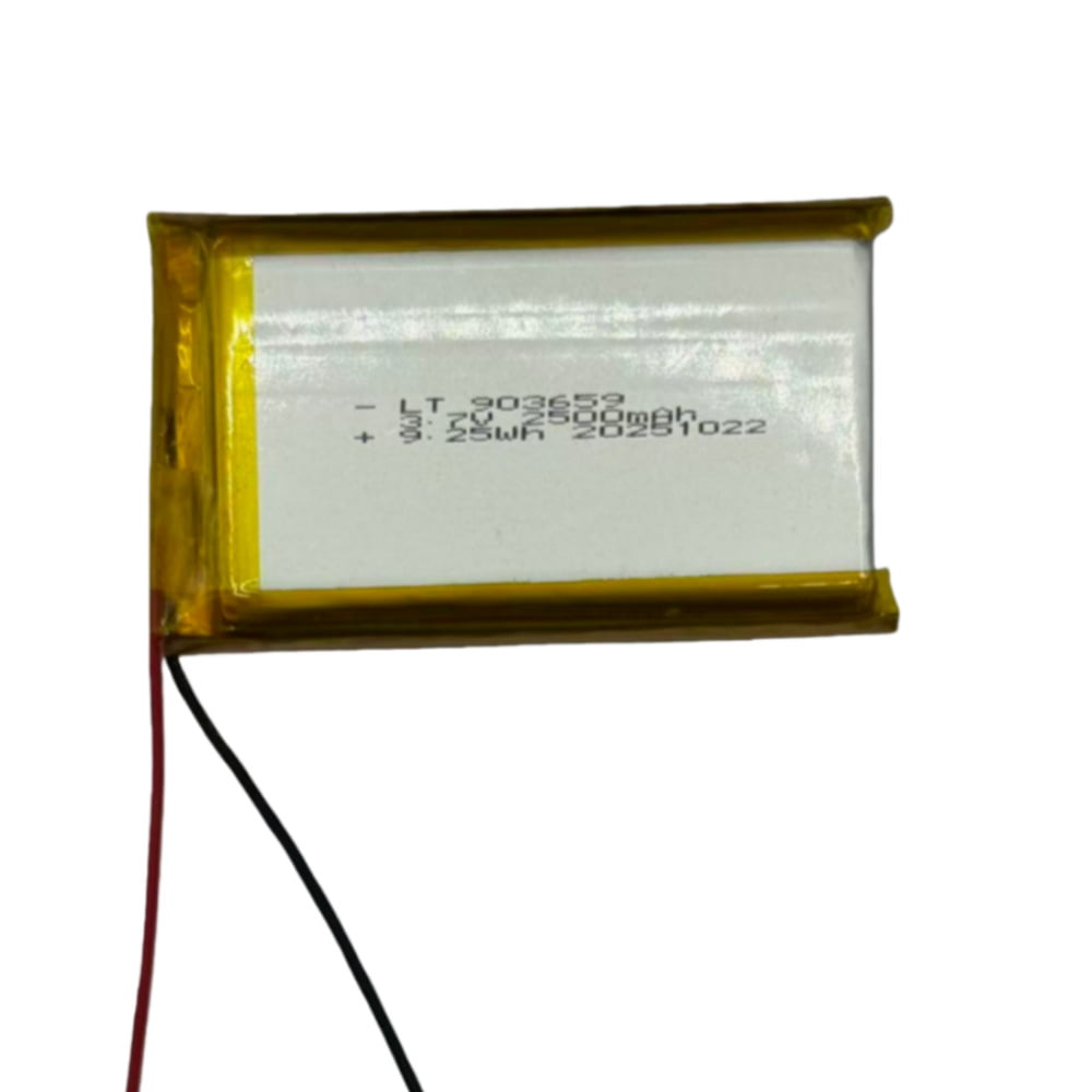 LT903659 3.7V 2500mAh LiPo Battery