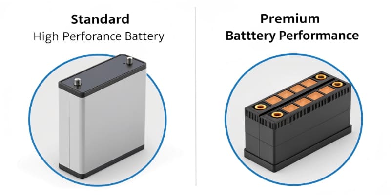 Illustration of silicon anode volume expansion challenge in a battery cell