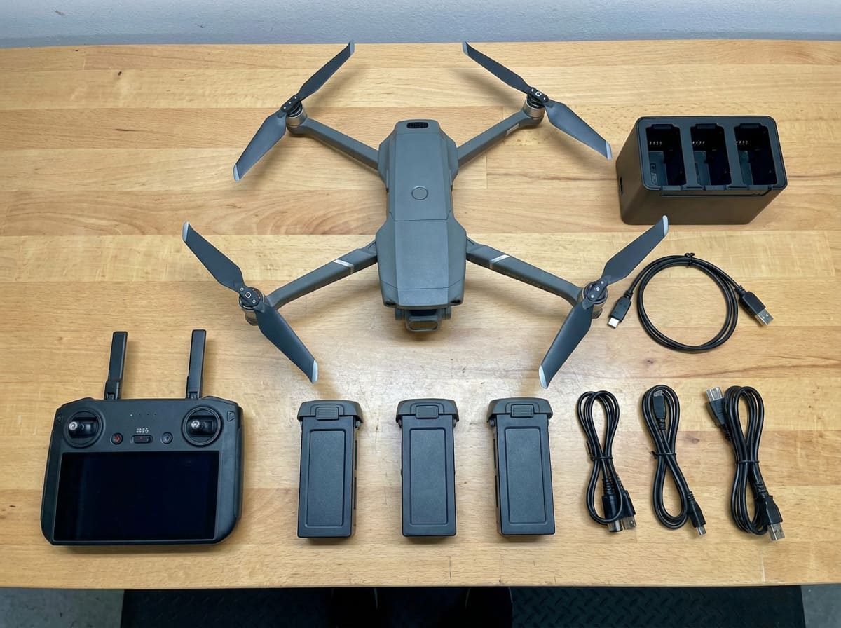 Calculating Drone ROI and TCO A drone flying over a construction site, representing commercial UAS operations