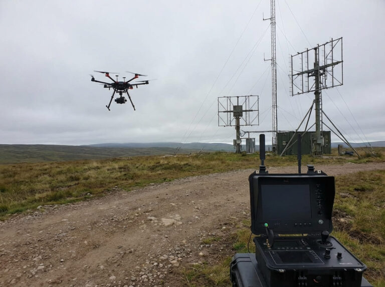 Long-range lithium drone flight station and control panel