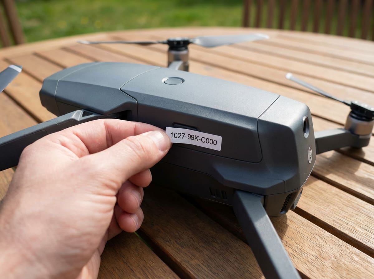 FAA Drone Registration Process A drone pilot holding a controller with the FAA DroneZone website on a laptop screen
