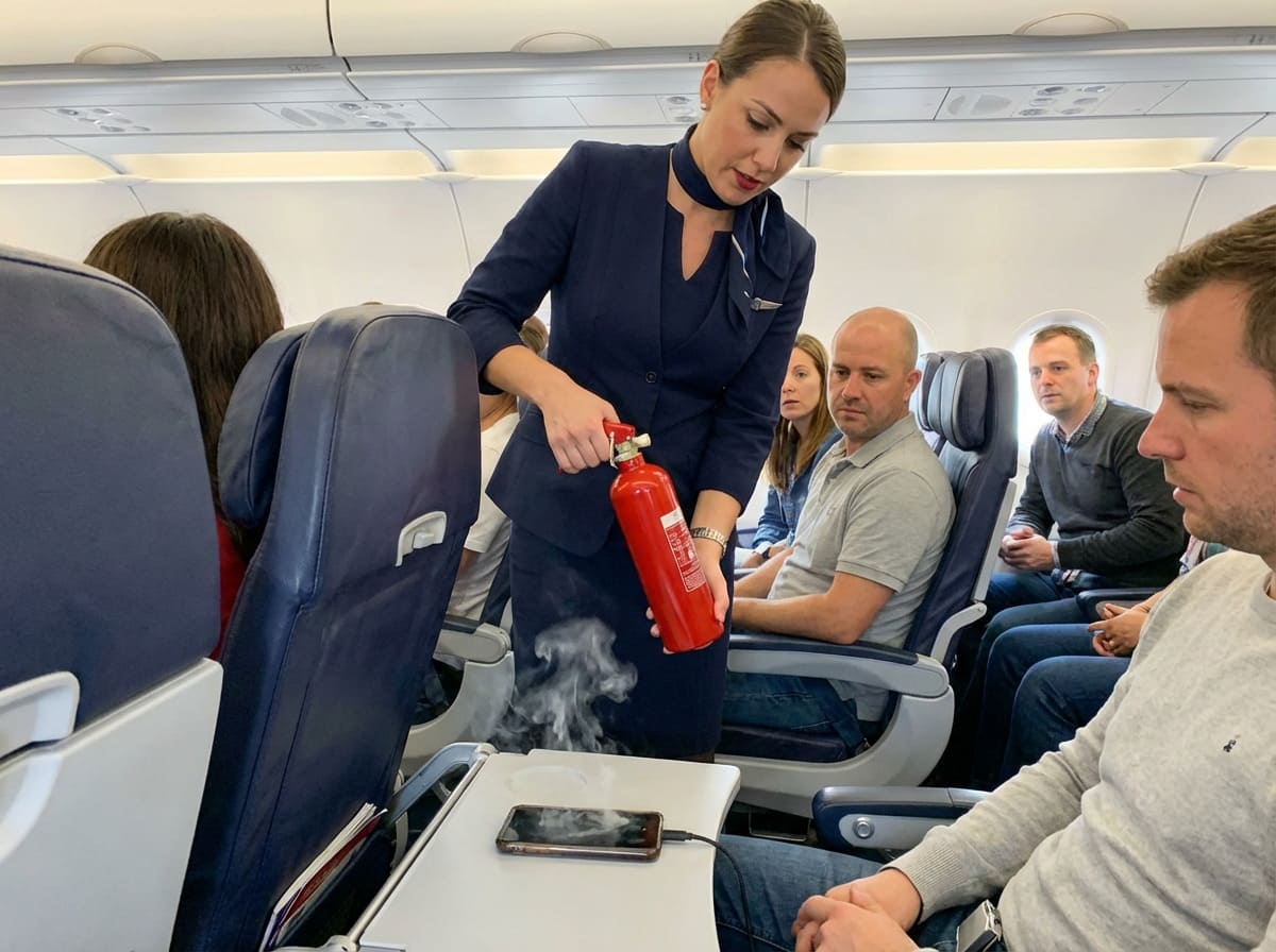 A traveler looking confused while talking to a flight attendant at the gate