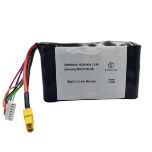 High C-rate Battery: 6S2P 10000mAh 21.6V 9C