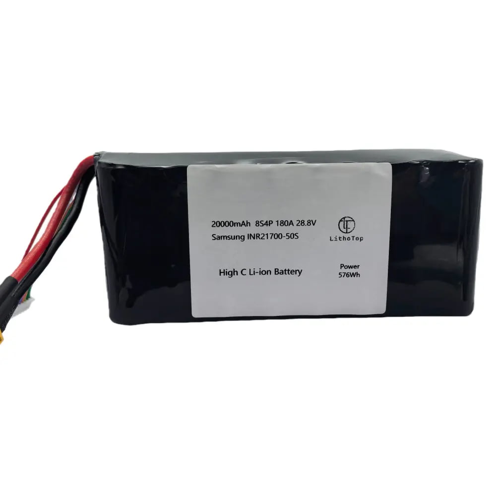 High C-rate Battery: 8S4P 20000mAh 28.8V 9C