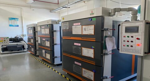 Dry room electrolyte filling